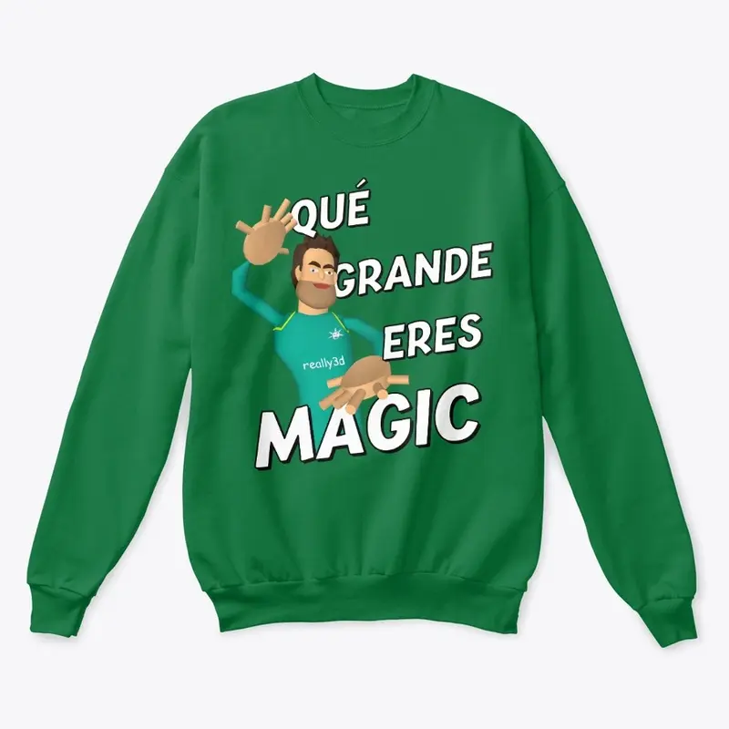 Qué grande eres Magic!