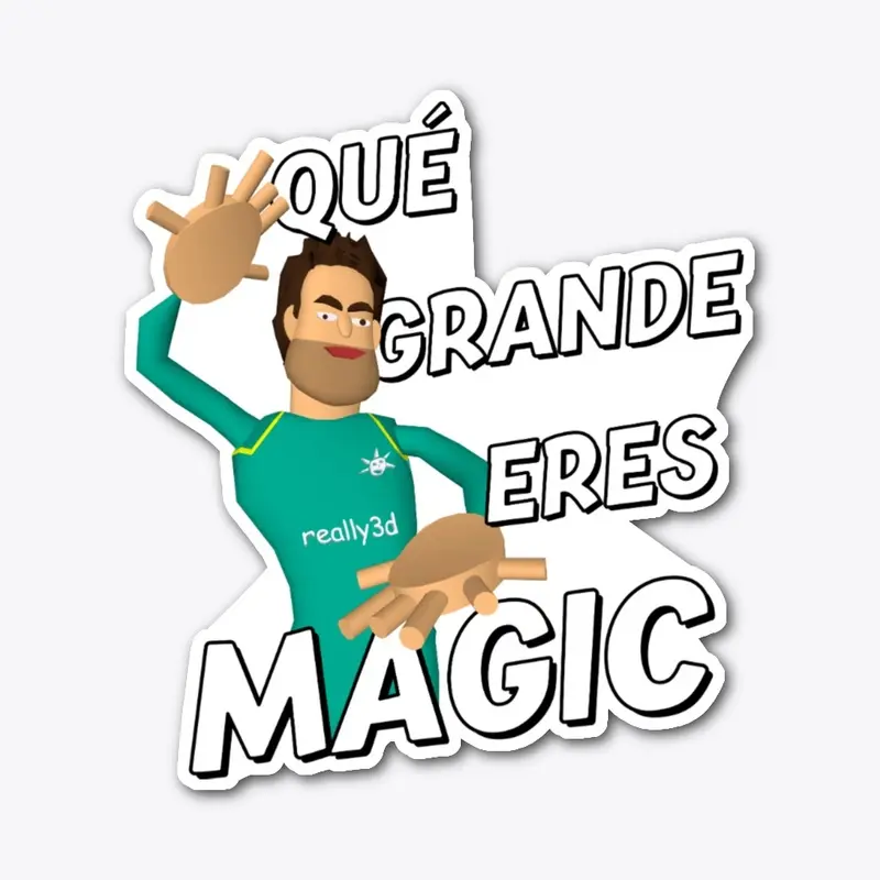 Qué grande eres Magic!